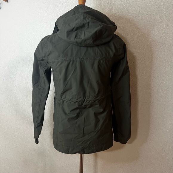 The North Face Jacket Zoomie Womens XS Dark Olive Green Utility Cinch Outdoor - Picture 5 of 9